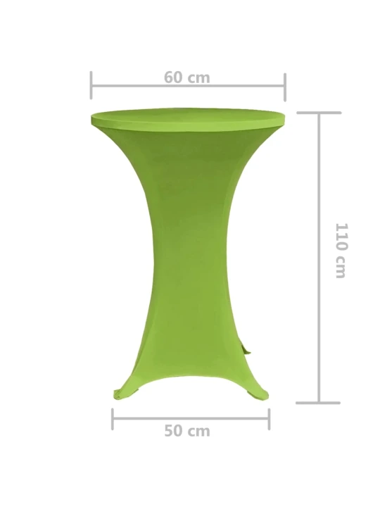 Tampri staltiesė, 2 vnt., Skersmuo 60 cm, Žalios spalvos