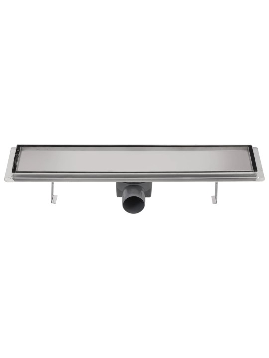 pailgas dušo latakas, nerūdijančio plieno, 530x140 mm