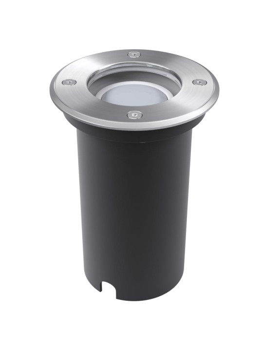 Lauko LED šviestuvai grindiniui, 3 vnt., apvalūs