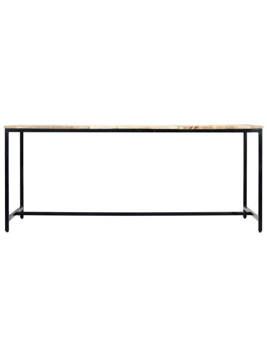 Valgomojo stalas, 180x90x75cm, neapd. mango med. masyvas