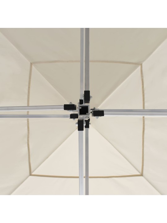 Prof. išskleidžiama proginė palapinė su sienomis, kreminė, 3x3m
