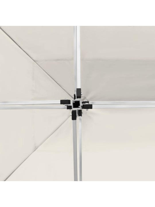 Prof. išskleidž. proginė palapinė su sien., krem. sp., 4,5x3m