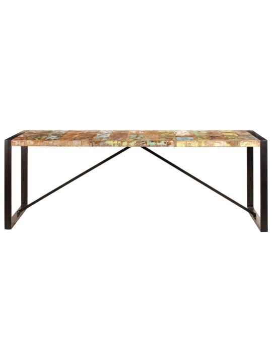 Valgomojo stalas, 220x100x75cm, perdirbtos medienos masyvas