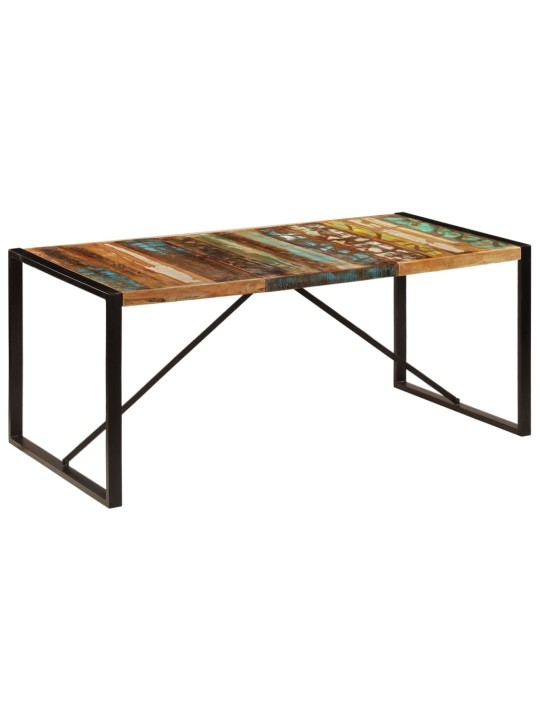 Valgomojo stalas, 180x90x75cm, perdirbtos medienos masyvas