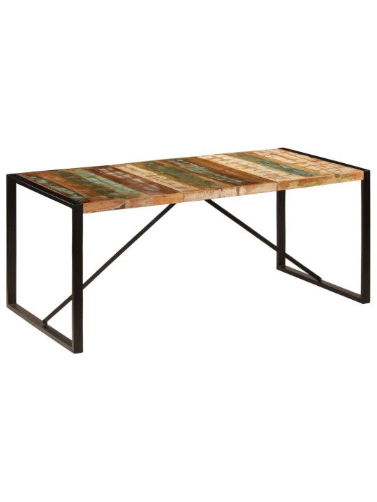 Valgomojo stalas, 180x90x75cm, perdirbtos medienos masyvas