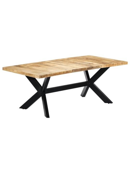 Valgomojo stalas, 200x100x75 cm, mango medienos masyvas