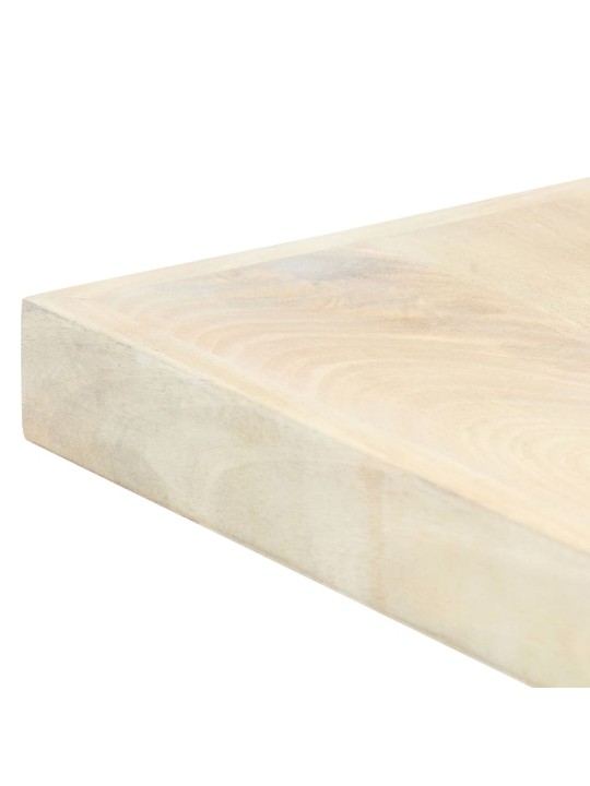 Valgomojo stalas, baltas, 200x100x75 cm, mango med. masyvas
