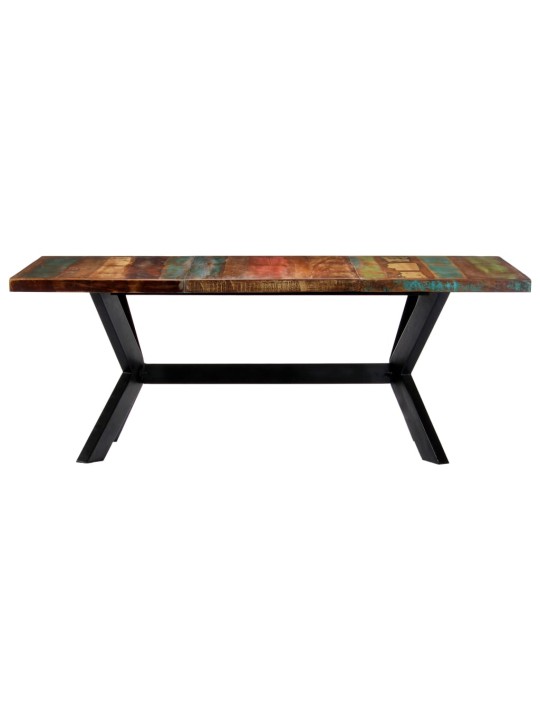 Valgomojo stalas, 200x100x75cm, perdirbtos medienos masyvas