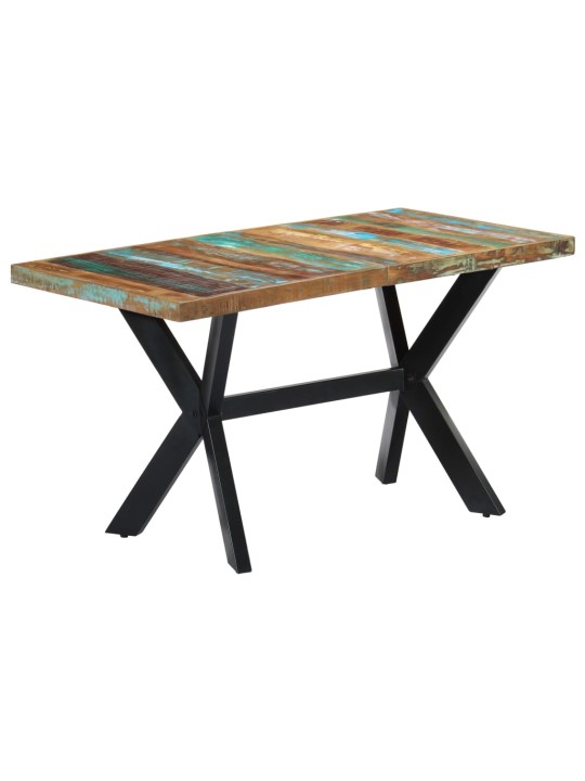 Valgomojo stalas, 140x70x75cm, perdirbtos medienos masyvas