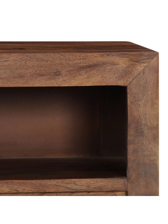 Televizoriaus spintelė, 120x30x40cm, rausv. dalb. med. mas.
