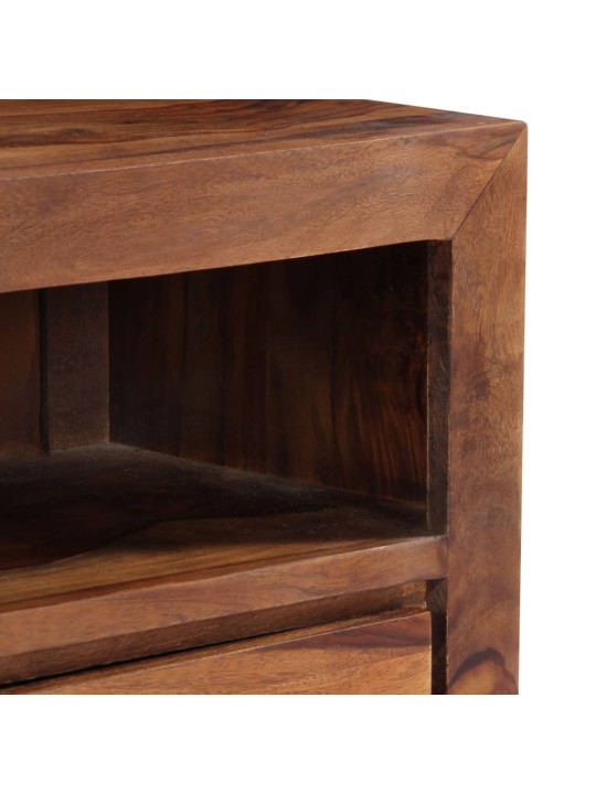 Televizoriaus spintelė, 120x30x40cm, rausv. dalb. med. mas.