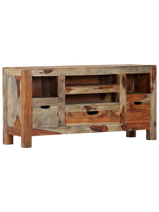 Šoninė spintelė, pilka, 100x30x50cm, dalbergijos masyvas