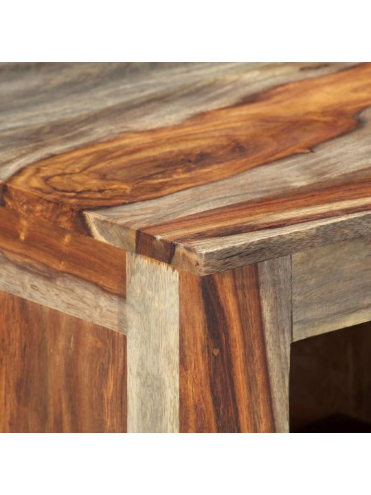 Šoninė spintelė, pilka, 100x30x50cm, dalbergijos masyvas