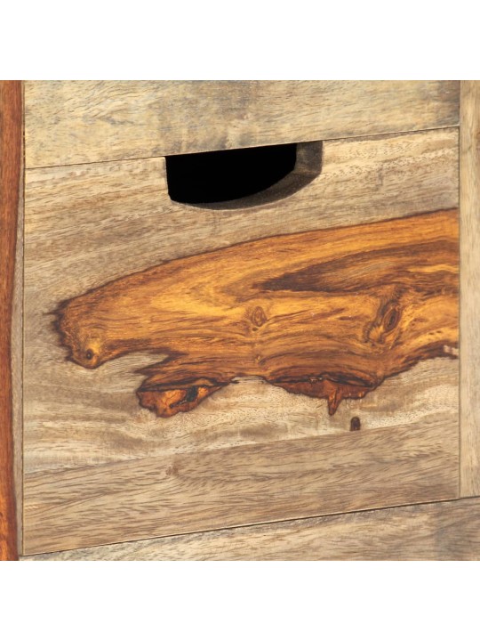 Šoninė spintelė, pilka, 100x30x50cm, dalbergijos masyvas