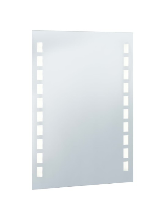 Sieninis vonios kambario veidrodis su LED, 60x80cm