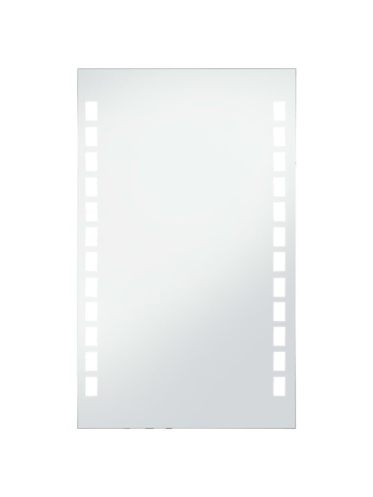 Sieninis vonios kambario veidrodis su LED, 60x100cm