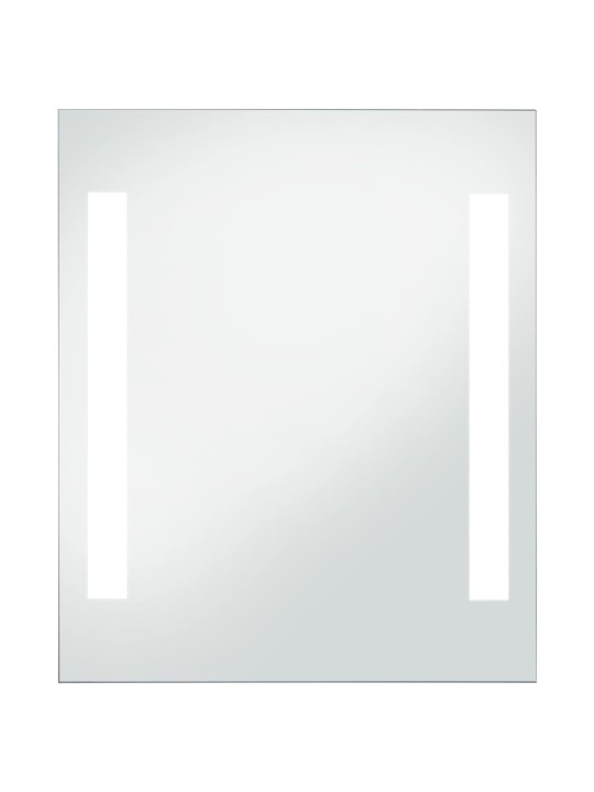 Sieninis vonios kambario veidrodis su LED, 50x60cm