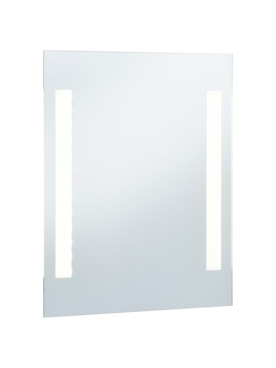 Sieninis vonios kambario veidrodis su LED, 50x60cm