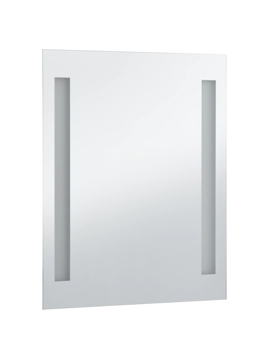 Sieninis vonios kambario veidrodis su LED, 60x80cm