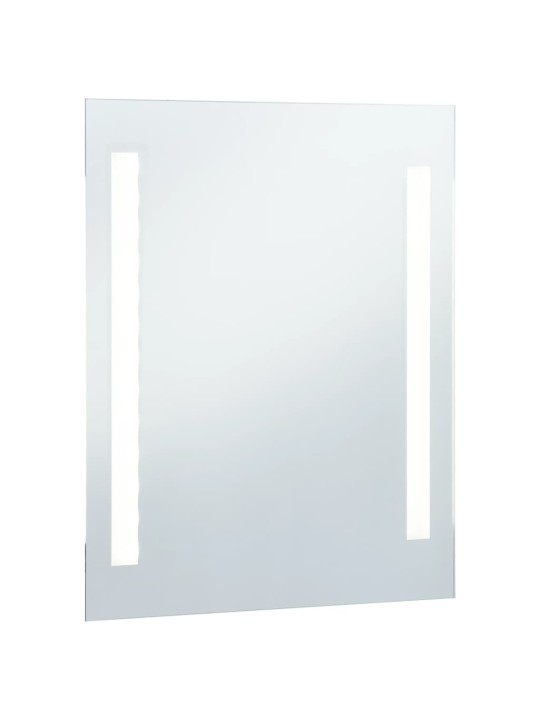 Sieninis vonios kambario veidrodis su LED, 60x80cm