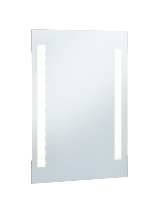 Sieninis vonios kambario veidrodis su LED, 60x100cm