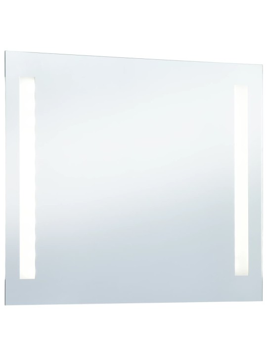Sieninis vonios kambario veidrodis su LED, 100x60cm