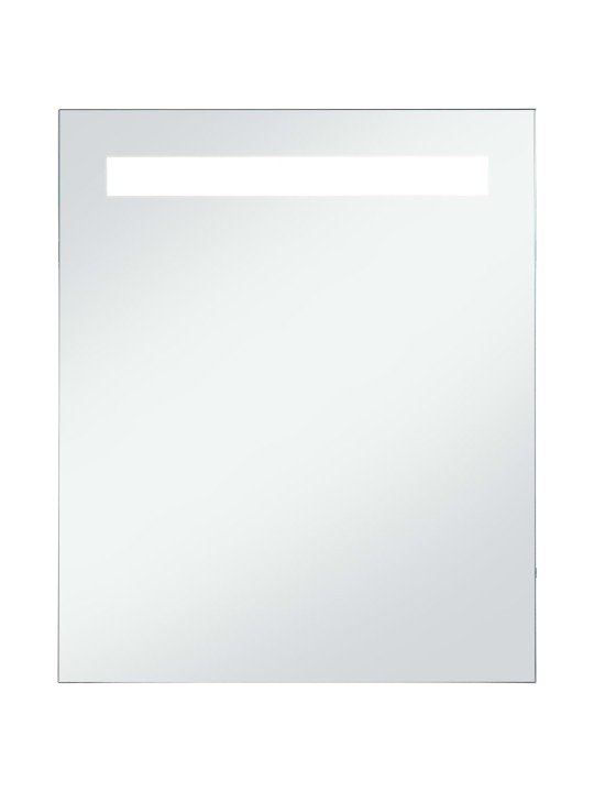 Sieninis vonios kambario veidrodis su LED, 50x60cm