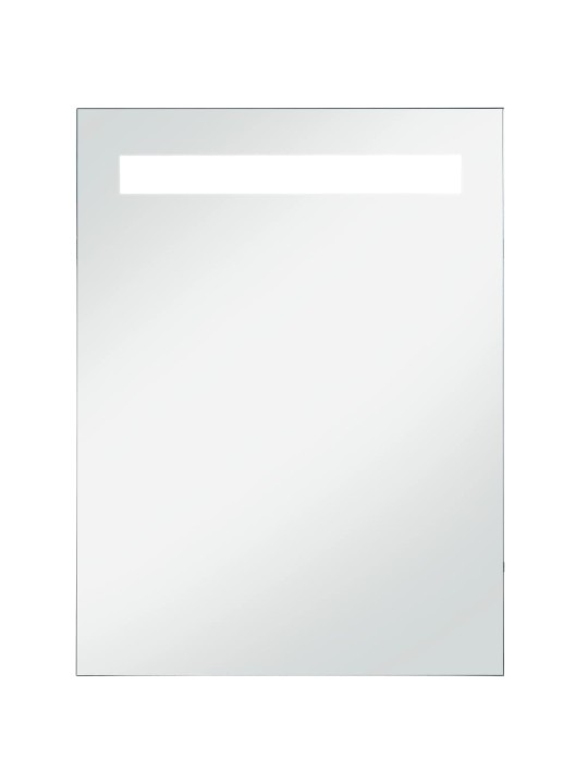 Sieninis vonios kambario veidrodis su LED, 60x80cm