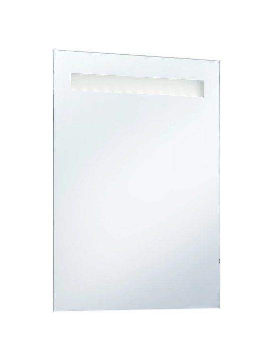 Sieninis vonios kambario veidrodis su LED, 60x80cm
