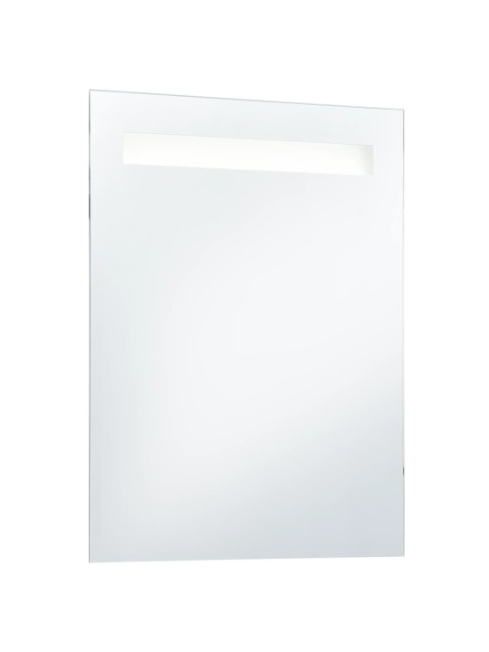 Sieninis vonios kambario veidrodis su LED, 60x80cm