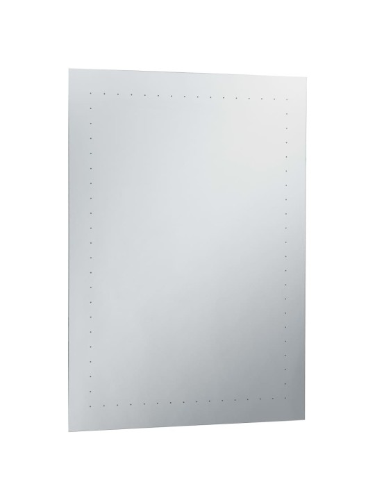 Sieninis vonios kambario veidrodis su LED, 60x80cm