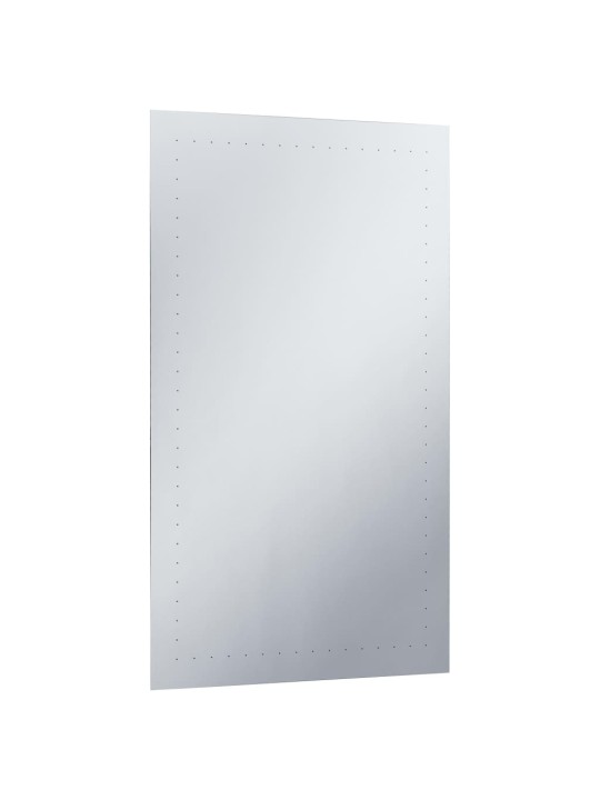 Sieninis vonios kambario veidrodis su LED, 60x100cm