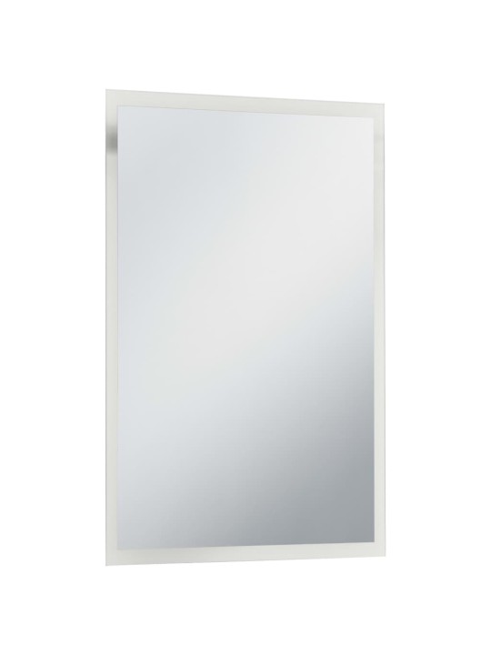 Sieninis vonios kambario veidrodis su LED, 60x100cm