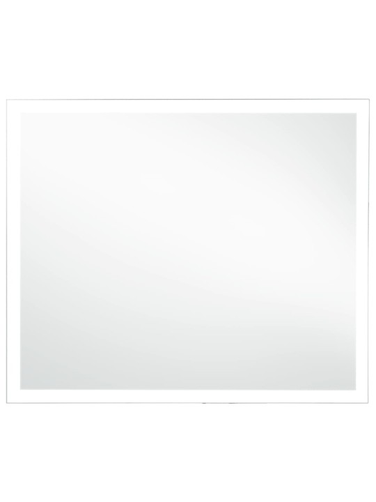Sieninis vonios kambario veidrodis su LED, 80x60cm