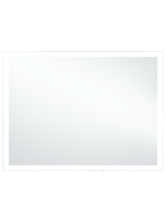 Sieninis vonios kambario veidrodis su LED, 100x60cm
