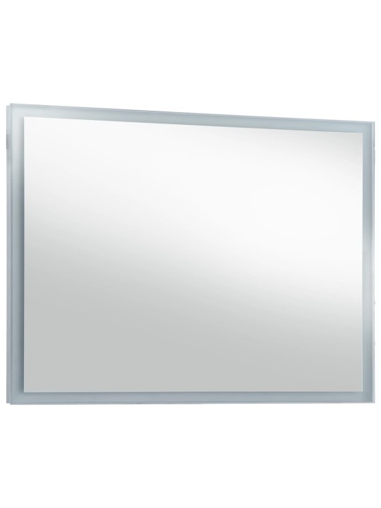 Sieninis vonios kambario veidrodis su LED, 100x60cm