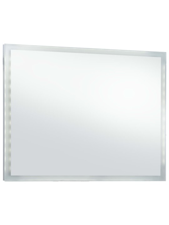 Sieninis vonios kambario veidrodis su LED, 100x60cm