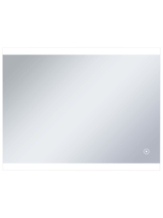 Sieninis vonios kambario veidrodis su LED ir jutikliu, 80x60cm
