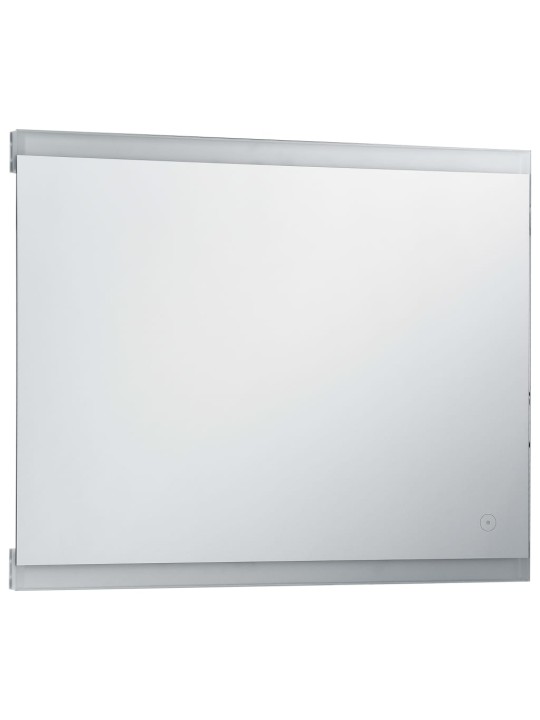 Sieninis vonios kambario veidrodis su LED ir jutikliu, 80x60cm