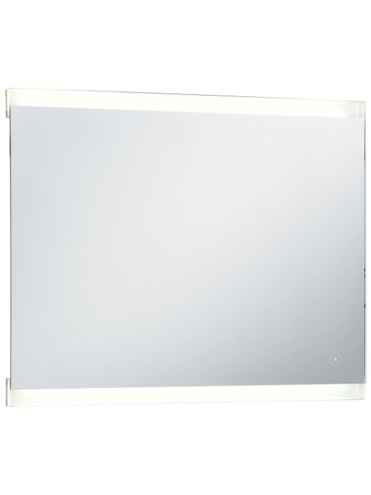 Sieninis vonios kambario veidrodis su LED ir jutikliu, 80x60cm