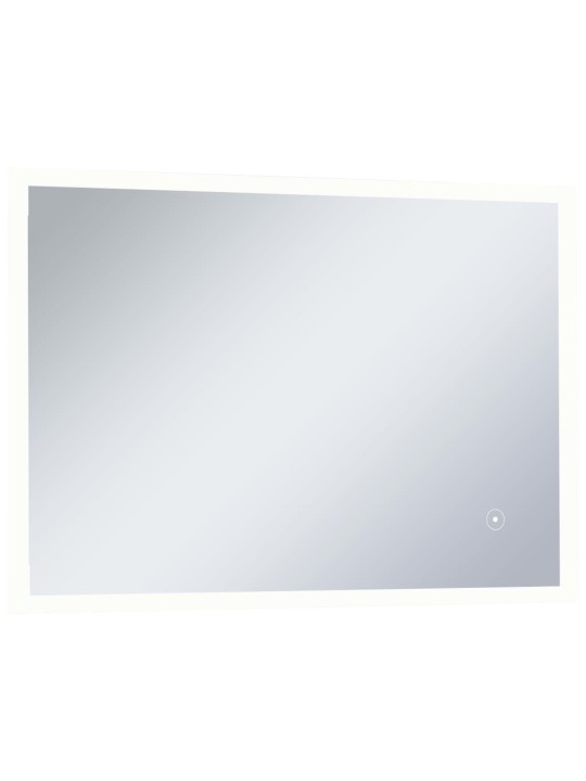 Sieninis vonios kambario veidrodis su LED ir jutikliu, 100x60cm