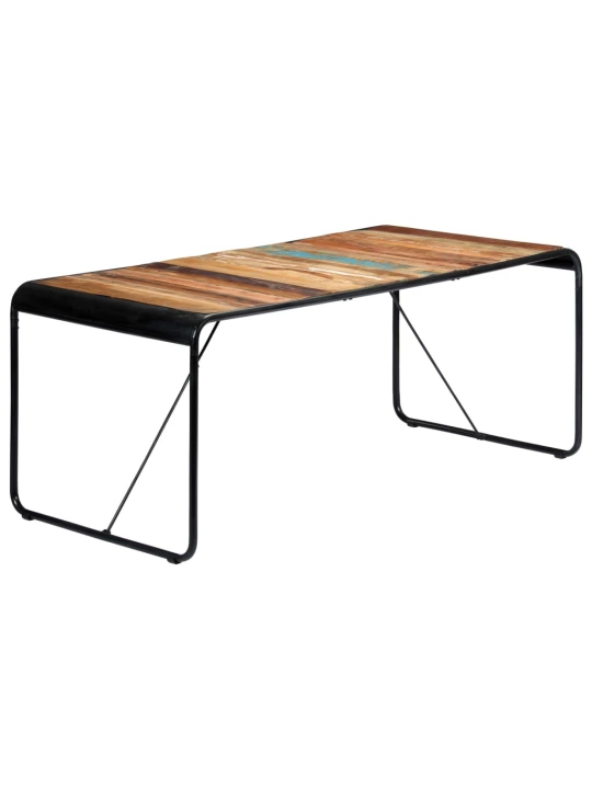 Valgomojo stalas, 180x90x76cm, perdirbtos medienos masyvas