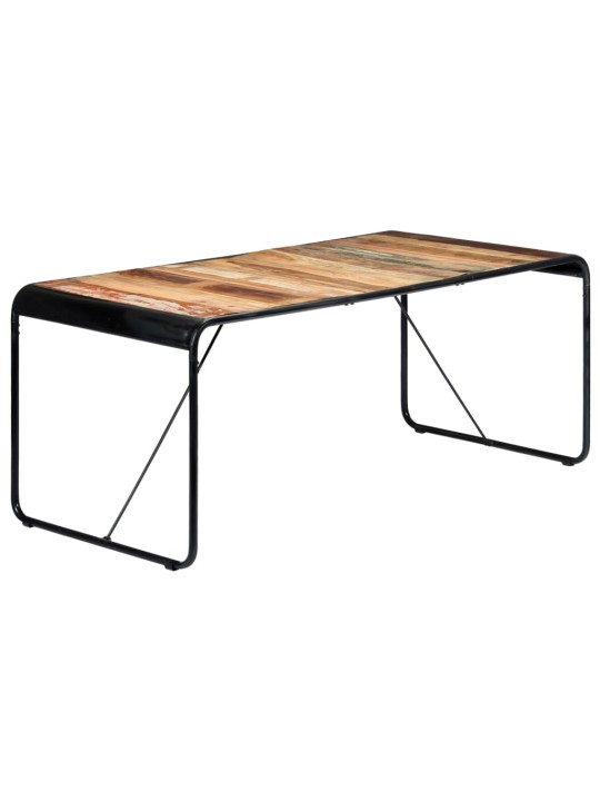 Valgomojo stalas, 180x90x76cm, perdirbtos medienos masyvas