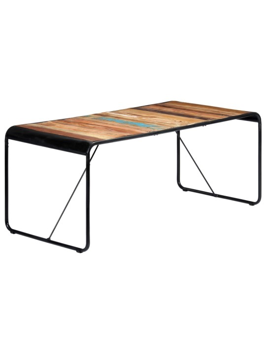 Valgomojo stalas, 180x90x76cm, perdirbtos medienos masyvas