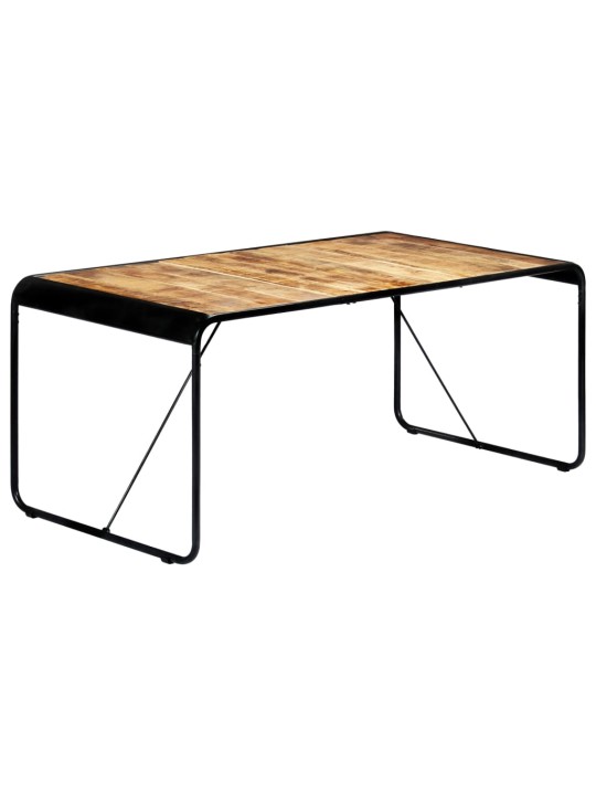 Valgomojo stalas, 180x90x76cm, neapdorotas mango masyvas