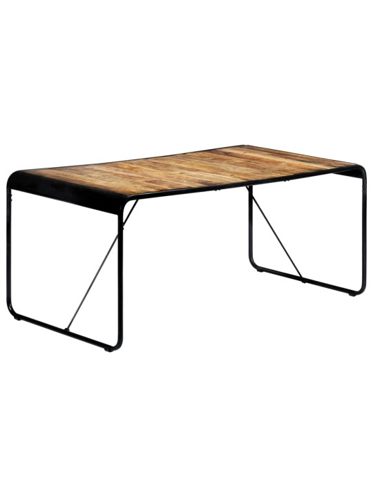 Valgomojo stalas, 180x90x76cm, neapdorotas mango masyvas