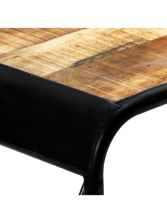 Valgomojo stalas, 118x60x76cm, neapdorotas mango masyvas