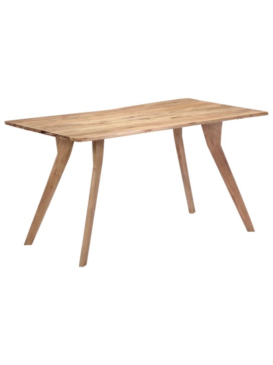 Valgomojo stalas, 140x80x76cm, akacijos medienos masyvas