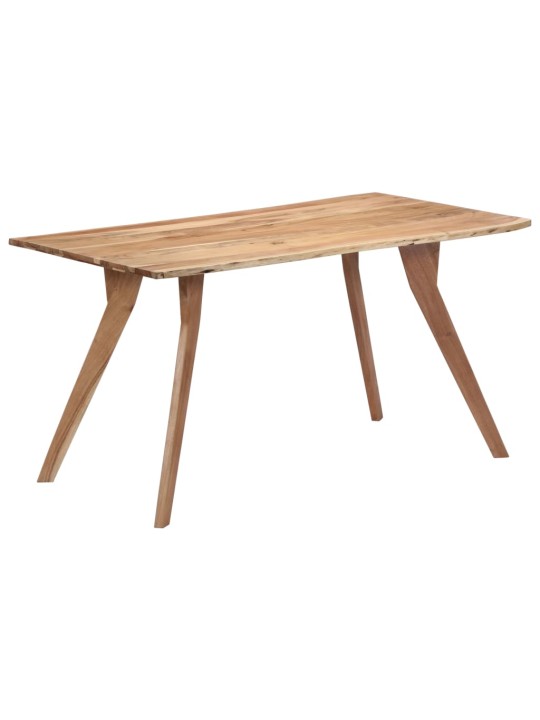 Valgomojo stalas, 140x80x76cm, akacijos medienos masyvas