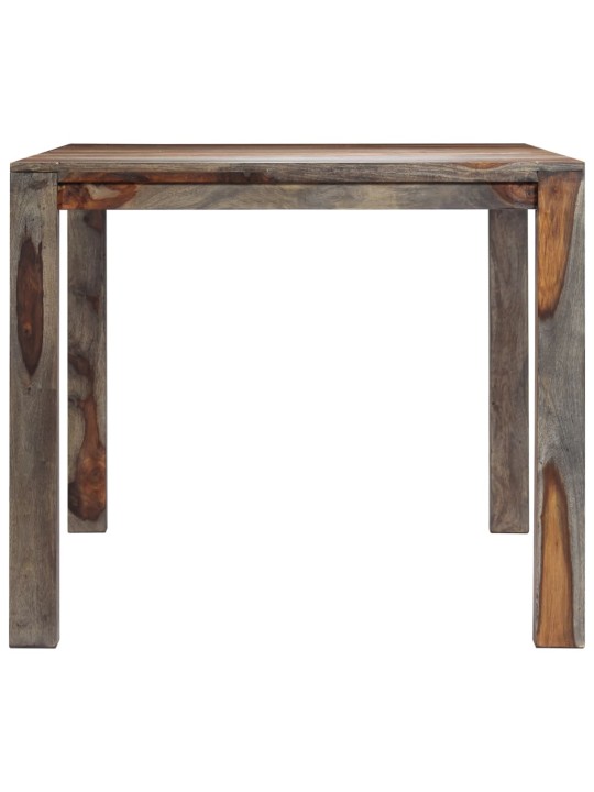 Valgomojo stalas, pilkas, 180x90x76cm, rausv. dalb. med. mas.